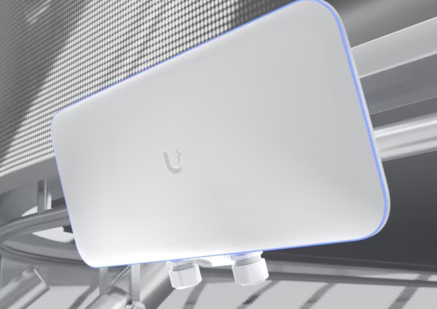 Outdoor access point serving a barn or shop
