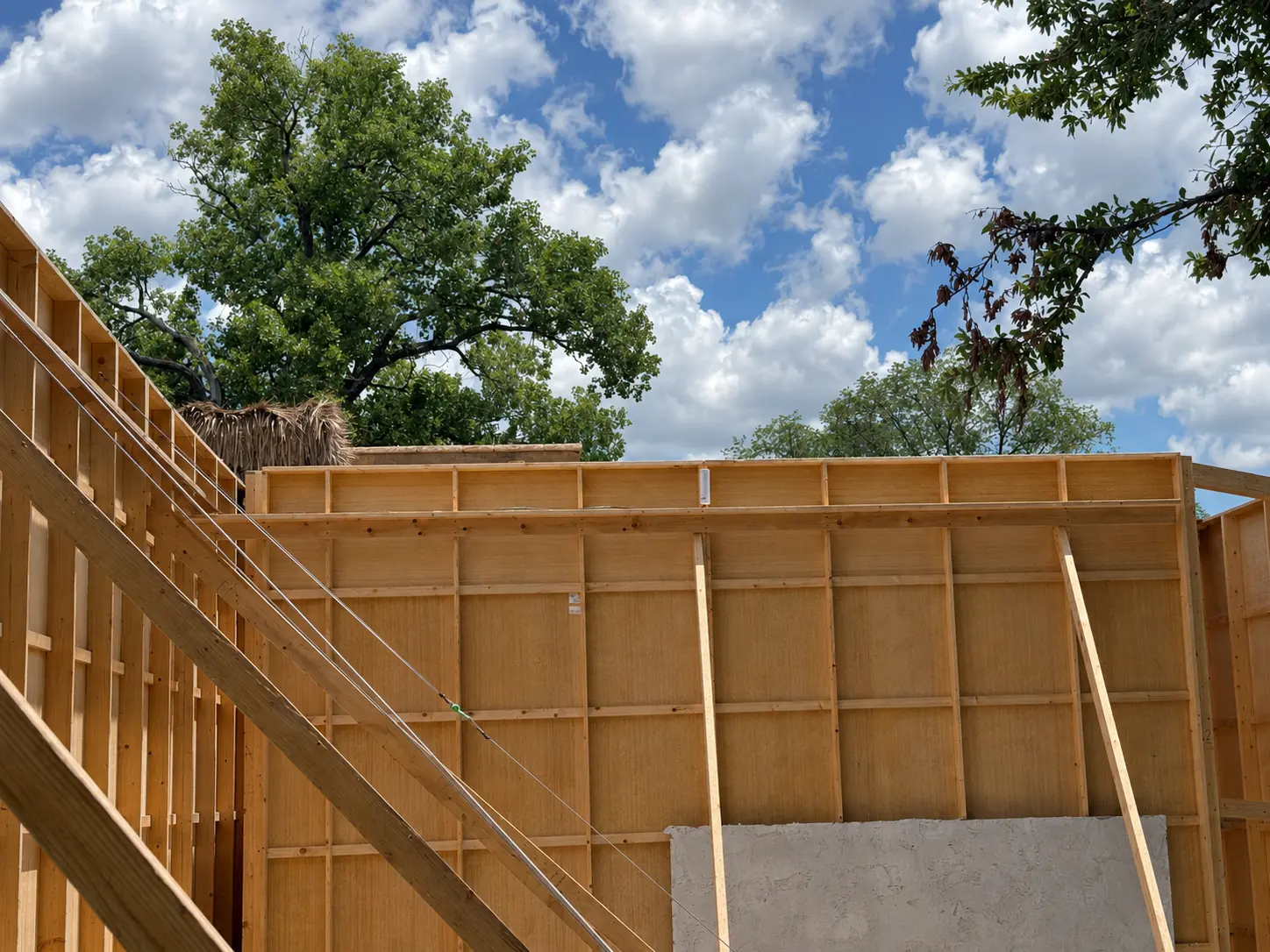 Wireless access point mounted during new-construction framing